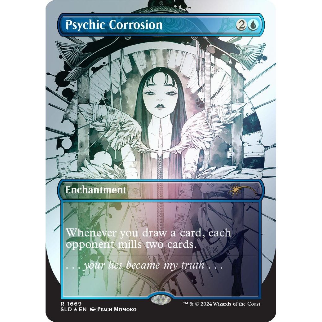 Image for Psychic Corrosion (Rainbow Foil) (1669) (SLD) - Magic: The Gathering