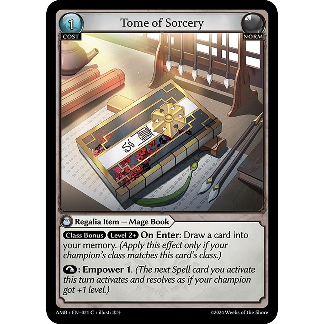 Image for Tome of Sorcery (021) (AMB1E) - Grand Archive TCG