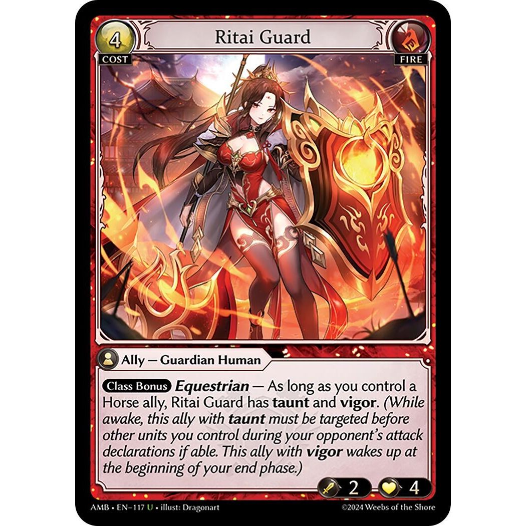 Image for Ritai Guard (117) (AMB1E) - Grand Archive TCG