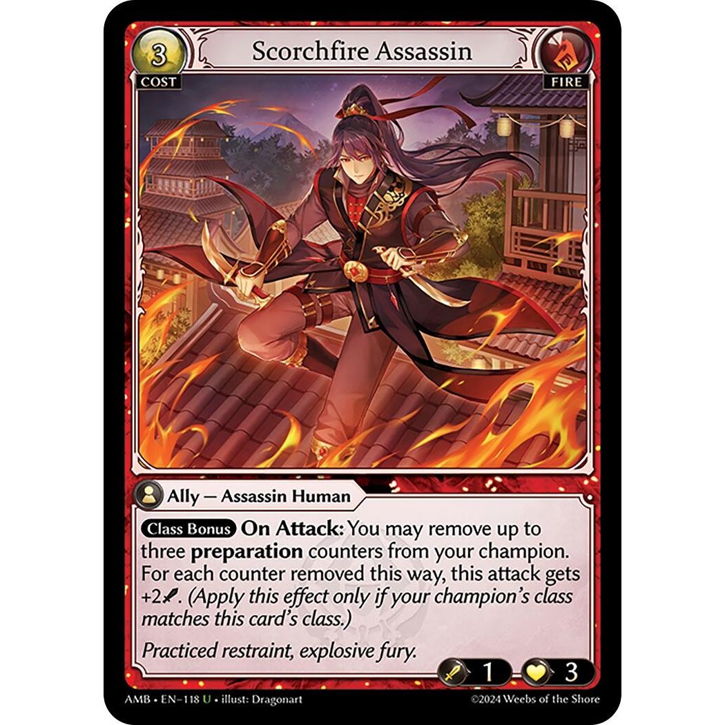 Image for Scorchfire Assassin (118) (AMB1E) - Grand Archive TCG
