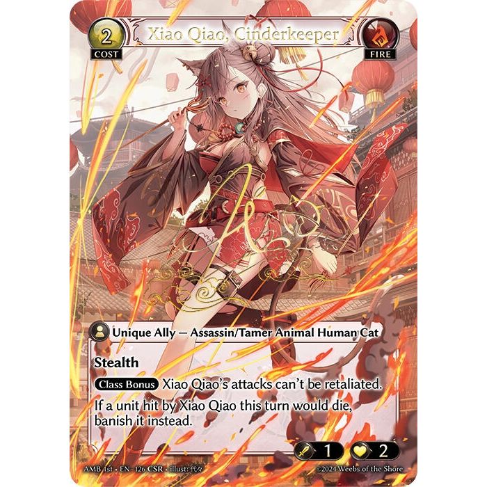 Image for Xiao Qiao, Cinderkeeper (CSR) (126) (AMB1E) - Grand Archive TCG