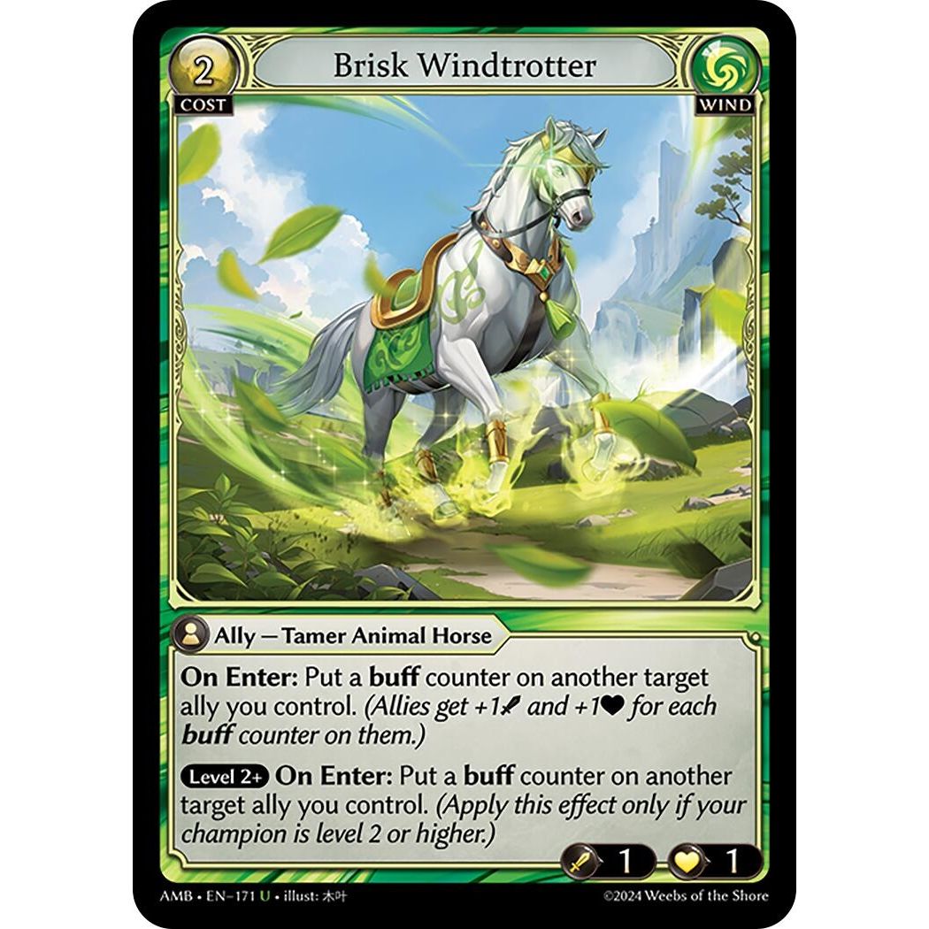 Image for Brisk Windtrotter (171) (AMB1E) - Grand Archive TCG
