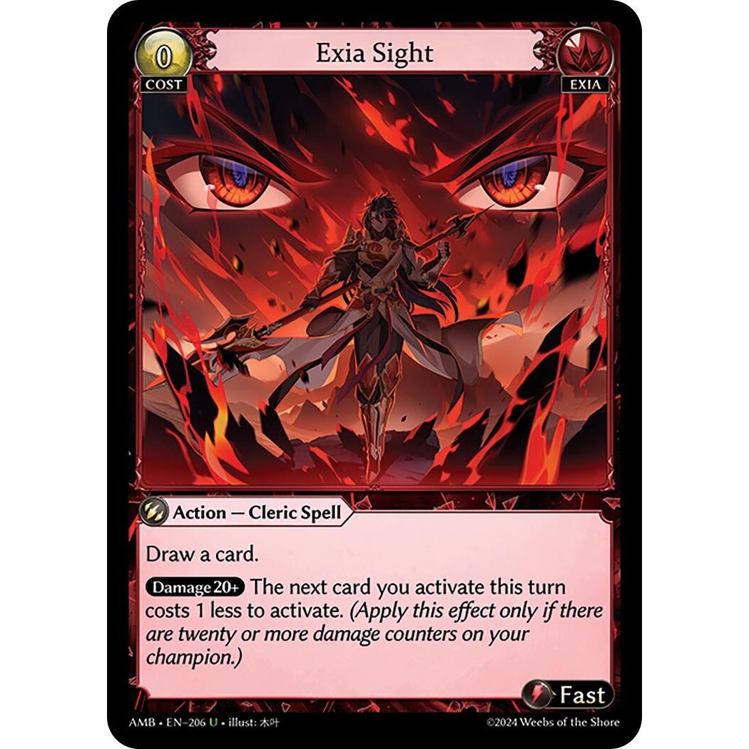 Image for Exia Sight (206) (AMB1E) - Grand Archive TCG