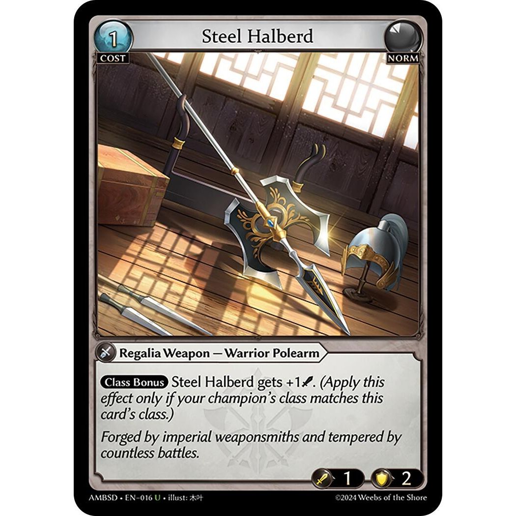Image for Steel Halberd (016) (AMBSD) - Grand Archive TCG
