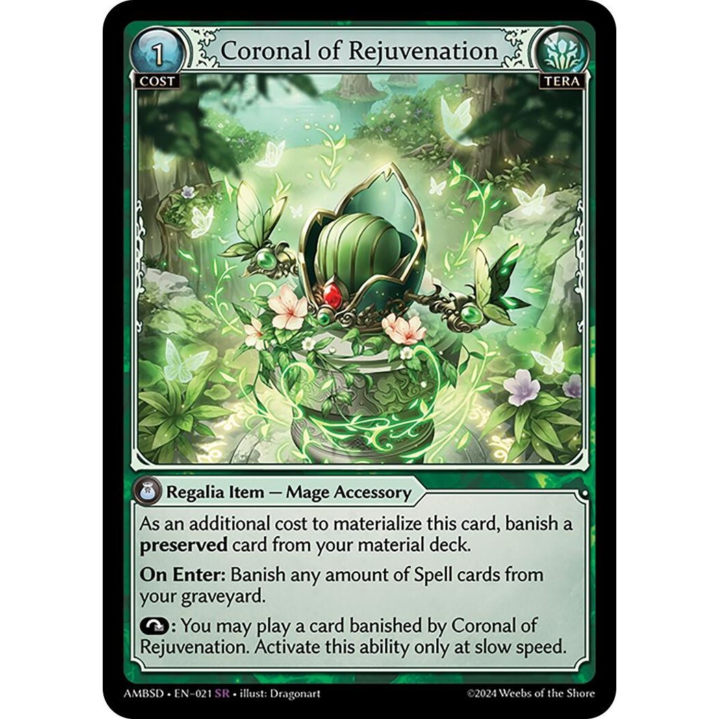 Image for Coronal of Rejuvenation (021) (AMBSD) - Grand Archive TCG