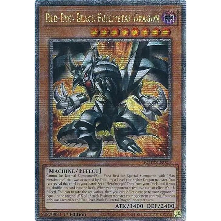 Image for Red-Eyes Black Fullmetal Dragon (Quarter Century Secret Rare) (ROTA-EN005) (ROTA) - YuGiOh