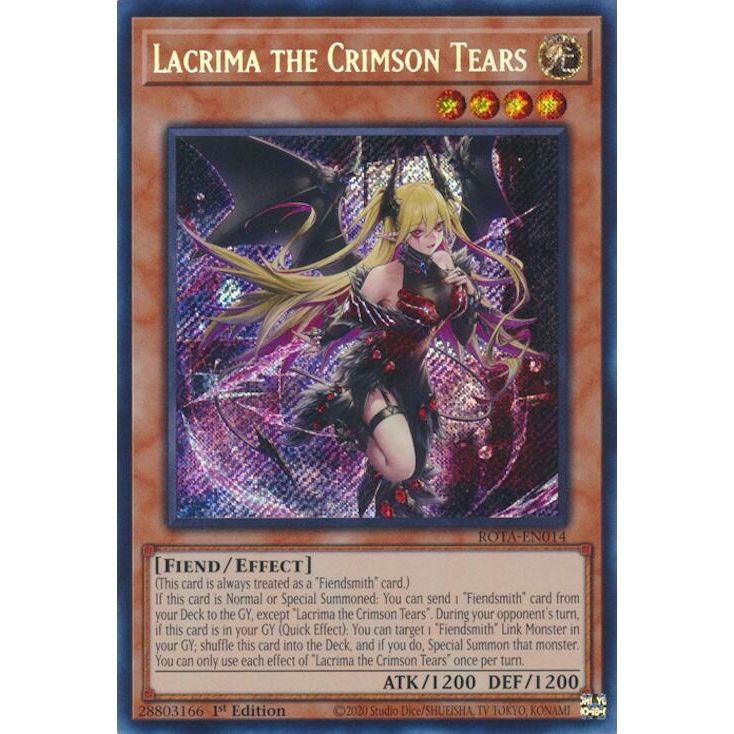 Image for Lacrima the Crimson Tears (ROTA-EN014) (ROTA) - YuGiOh