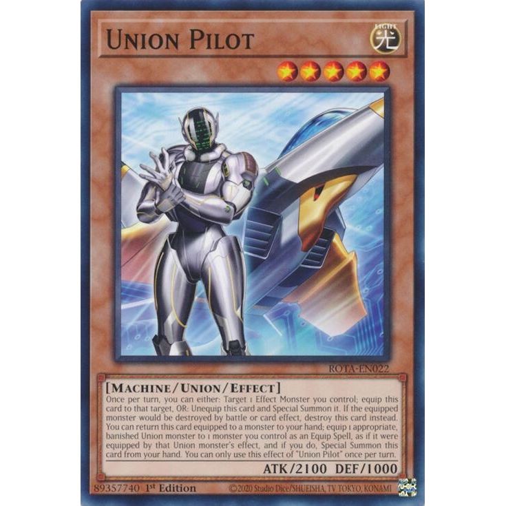 Image for Union Pilot (ROTA-EN022) (ROTA) - YuGiOh