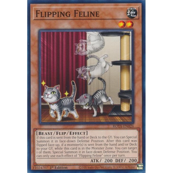 Image for Flipping Feline (ROTA-EN026) (ROTA) - YuGiOh