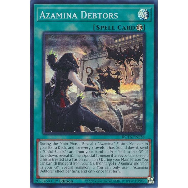 Image for Azamina Debtors (ROTA-EN054) (ROTA) - YuGiOh