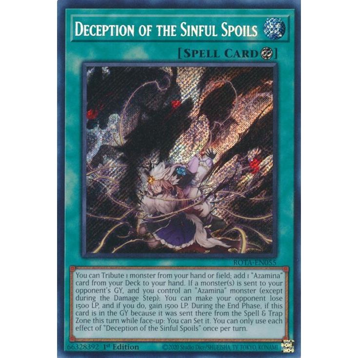 Image for Deception of the Sinful Spoils (ROTA-EN055) (ROTA) - YuGiOh