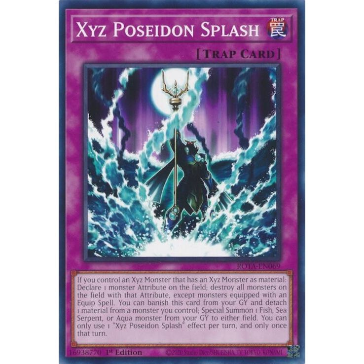 Image for Xyz Poseidon Splash (ROTA-EN069) (ROTA) - YuGiOh