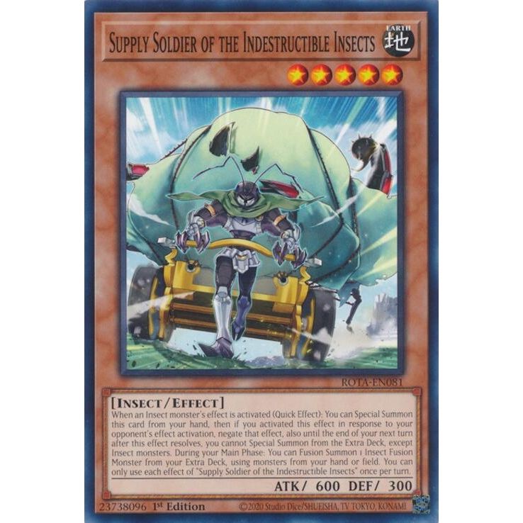 Image for Supply Soldier of the Indestructible Insects (ROTA-EN081) (ROTA) - YuGiOh