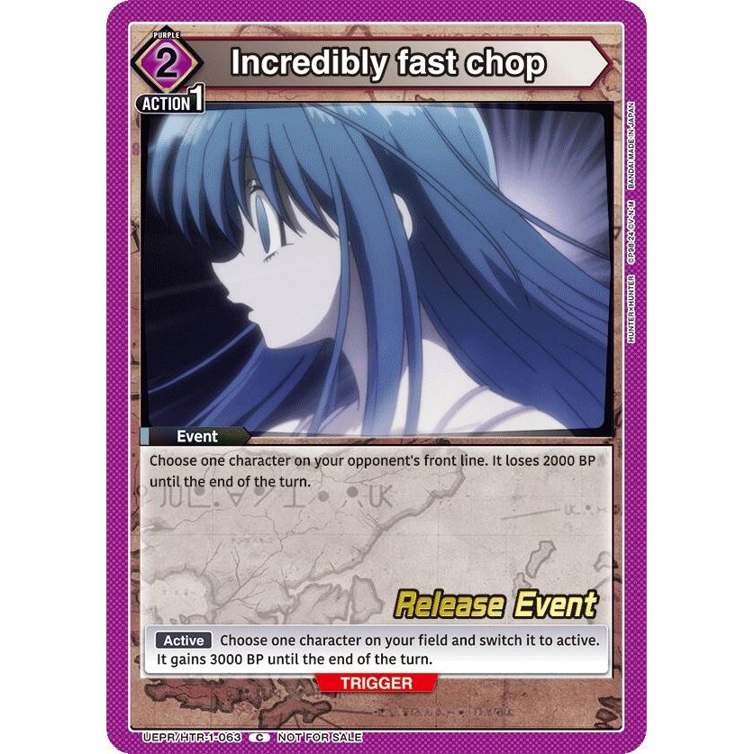 Image for Incredibly fast chop (UEPR/HTR-1-063) (UE02BT_RE) - Union Arena