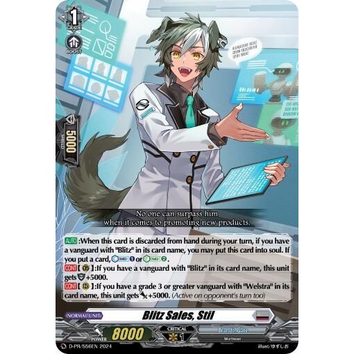 Image for Blitz Sales, Stil (D-PR/556EN) (D-PR) - Cardfight Vanguard