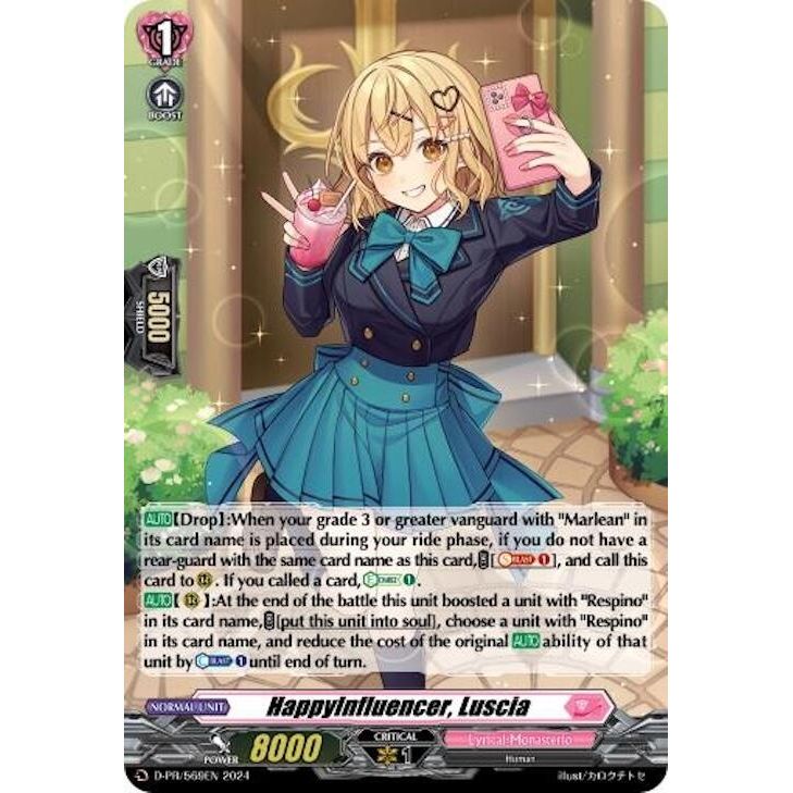 Image for HappyInfluencer, Luscia (Foil) (D-PR/569EN) (D-PR) - Cardfight Vanguard