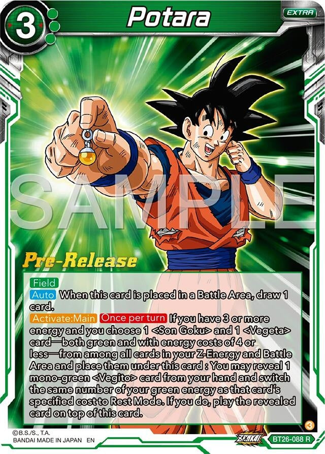 Image for Potara (BT26-088) (BT26) - Dragon Ball Super: Masters