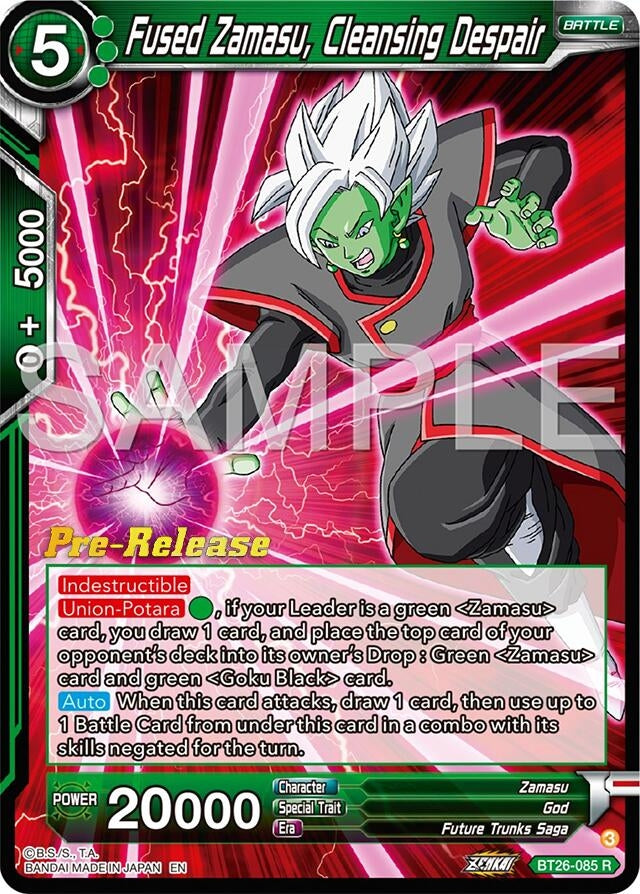Image for Fused Zamasu, Cleansing Despair (BT26-085) (BT26) - Dragon Ball Super: Masters