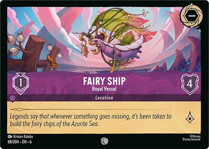 Image for Fairy Ship - Royal Vessel (68/204) (6) - Disney Lorcana