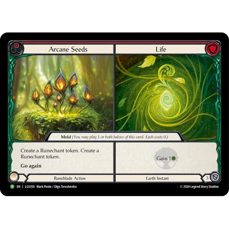 Image for Arcane Seeds // Life - LGS350 (LGS350) (PR) - Flesh and Blood TCG
