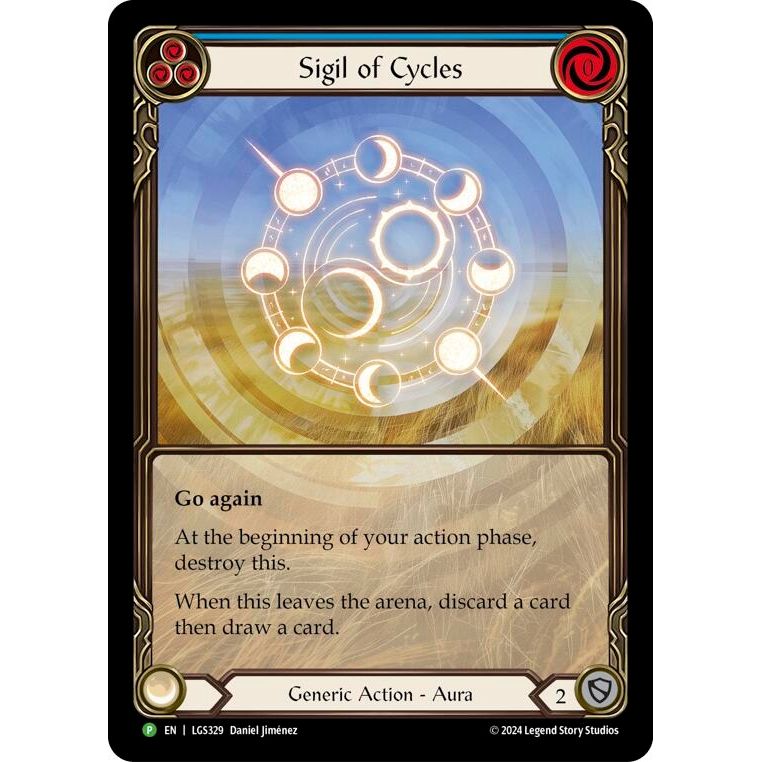 Image for Sigil of Cycles (Extended Art) - LGS329 (LGS329) (PR) - Flesh and Blood TCG