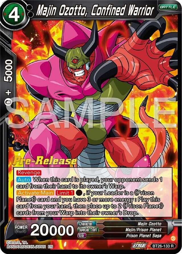 Image for Majin Ozotto, Confined Warrior (BT26-133) (BT26) - Dragon Ball Super: Masters