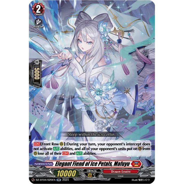 Image for Elegant Fiend of Ice Petals, Mafuyu (DZ-BT04/020EN) (DZ-BT04) - Cardfight Vanguard