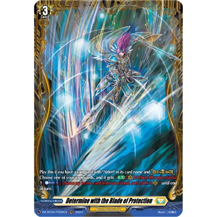 Image for Determine with the Blade of Protection (FR) (DZ-BT04/FR32EN) (DZ-BT04) - Cardfight Vanguard