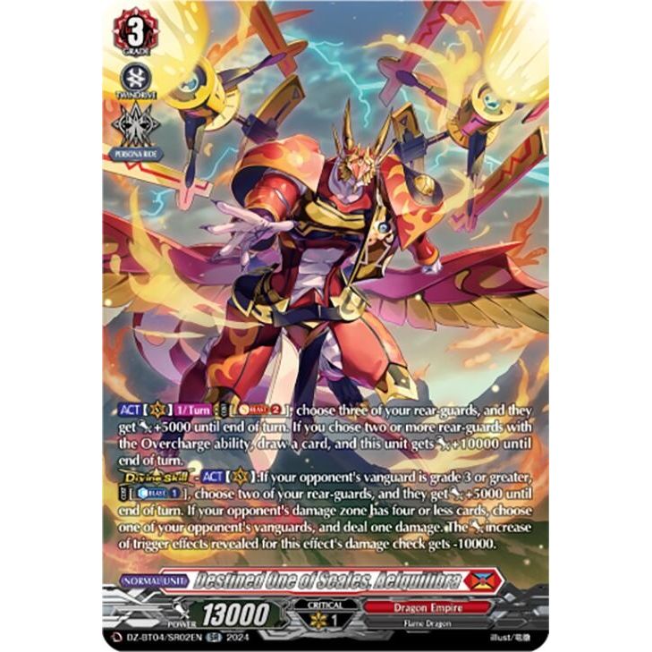 Image for Destined One of Scales, Aelquilibra (SR) (DZ-BT04/SR02EN) (DZ-BT04) - Cardfight Vanguard