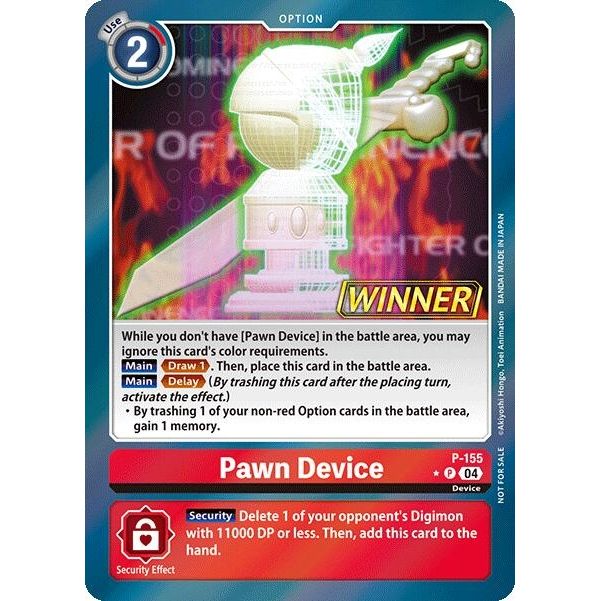Image for Pawn Device (Store Tournament 2024 Oct. - Dec. Winner Pack) (P-155 P) (D-PR) - Digimon Card Game