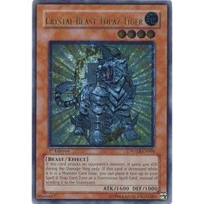 Image for Crystal Beast Topaz Tiger (UTR) (FOTB-EN004) (FOTB) - YuGiOh