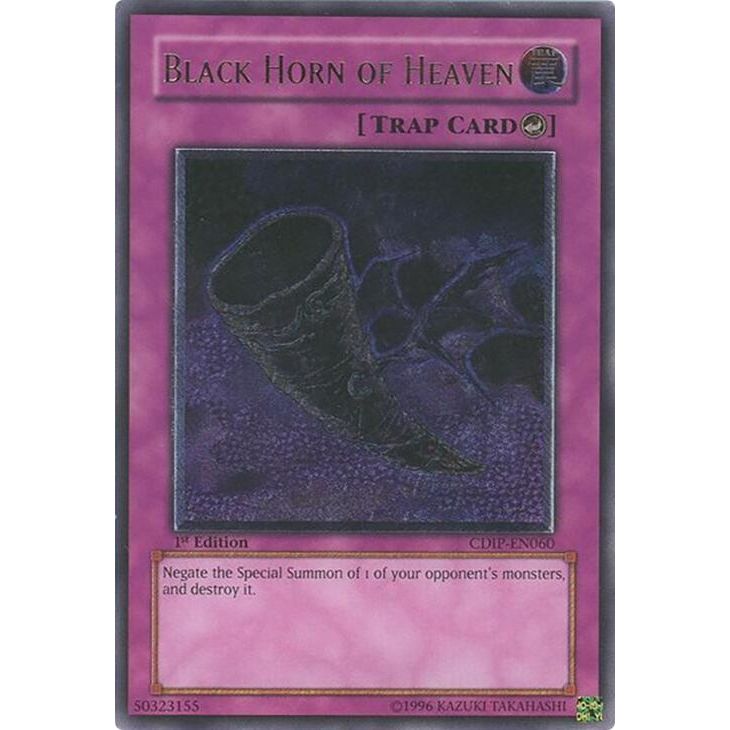 Image for Black Horn of Heaven (UTR) (CDIP-EN060) (CDIP) - YuGiOh