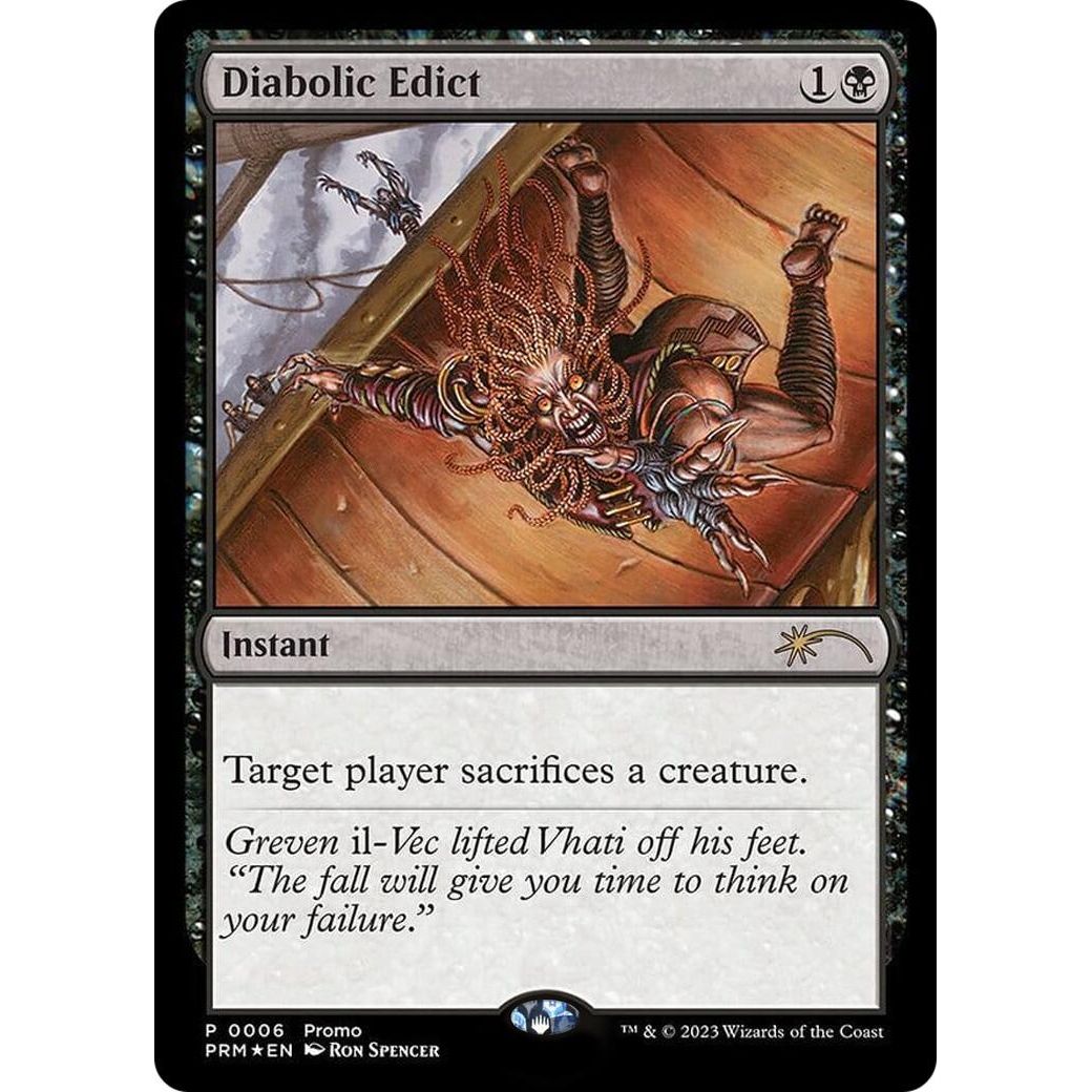 Image for Diabolic Edict (Graphic Novel Insert) (6) (MEDIA) - Magic: The Gathering
