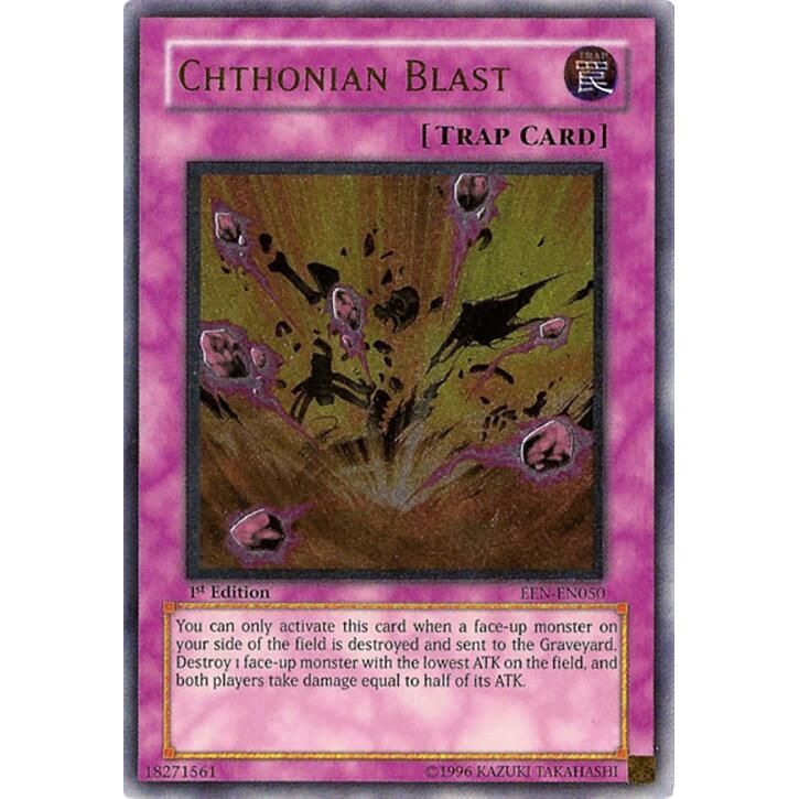 Image for Chthonian Blast (UTR) (EEN-EN050) (EEN) - YuGiOh