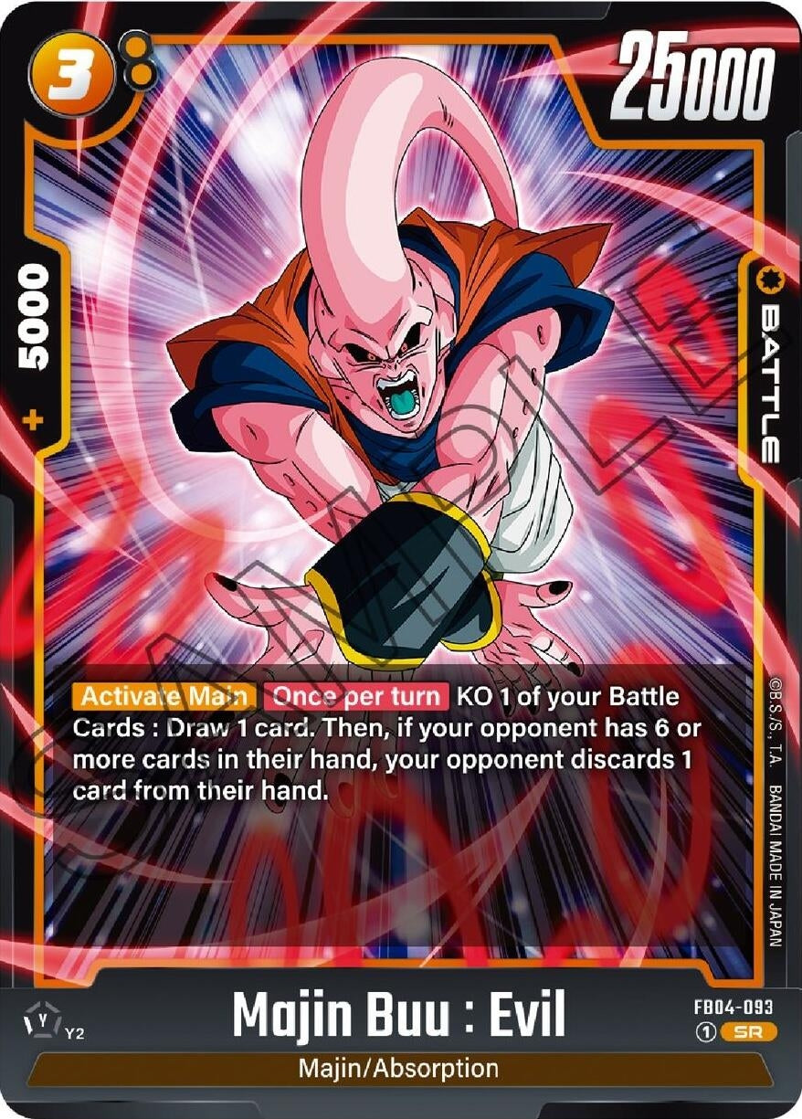 Image for Majin Buu : Evil - FB04-093 (FB04-093) (FB04) - Dragon Ball Super: Fusion World