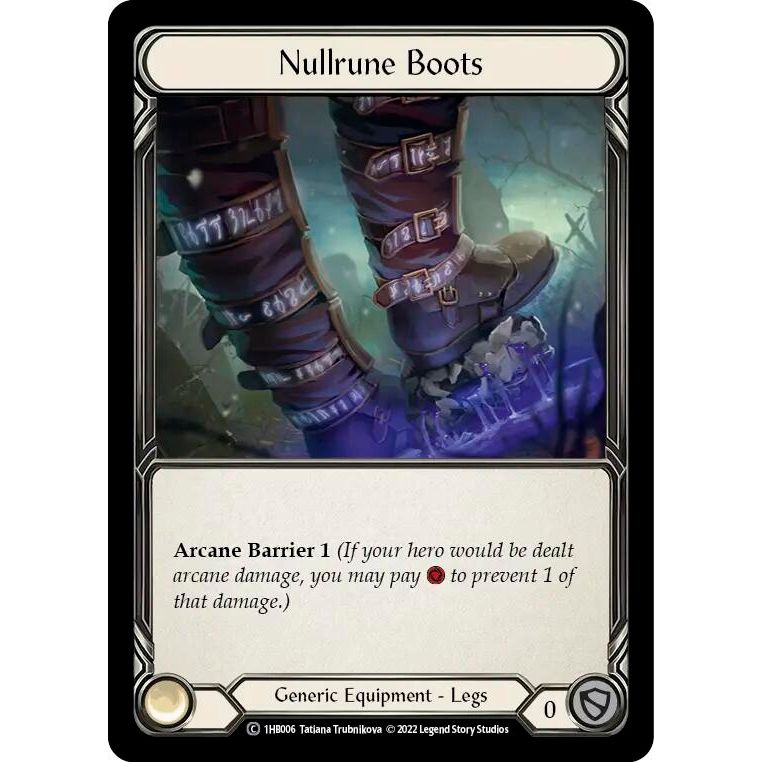 Image for Nullrune Boots (1HB006) - Flesh and Blood TCG