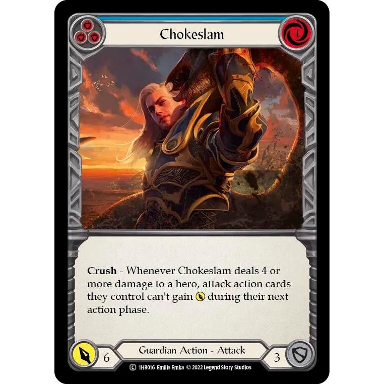 Image for Chokeslam (Blue) (1HB016) - Flesh and Blood TCG