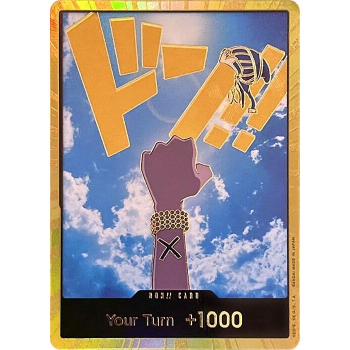 Image for DON!! Card (Vivi) (Gold) (PRB-01) - One Piece Card Game