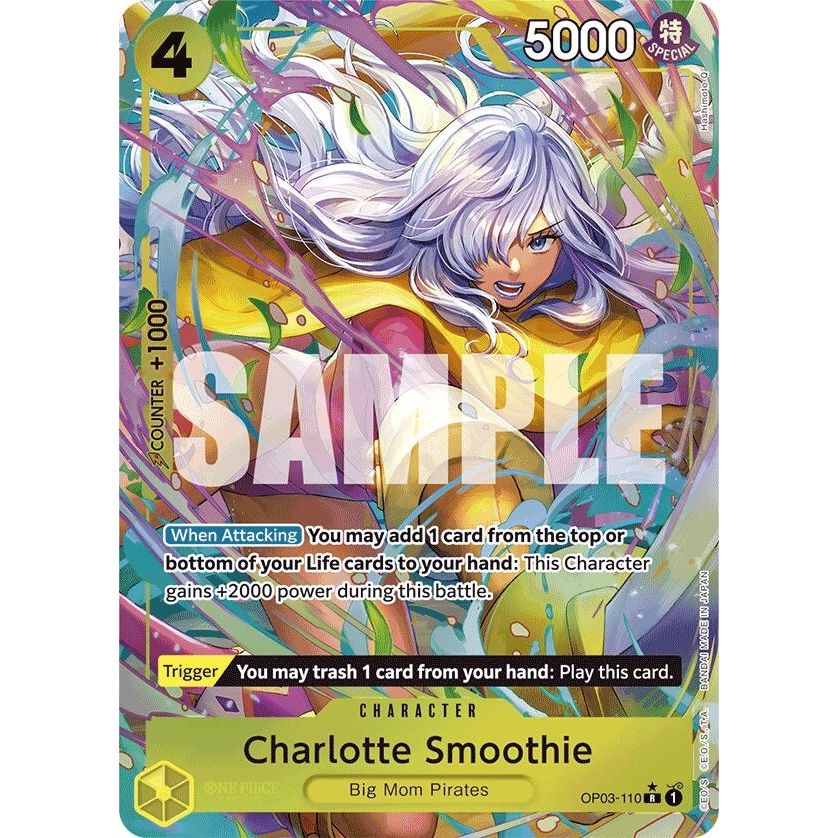 Image for Charlotte Smoothie (Alternate Art) (OP03-110) (PRB-01) - One Piece Card Game