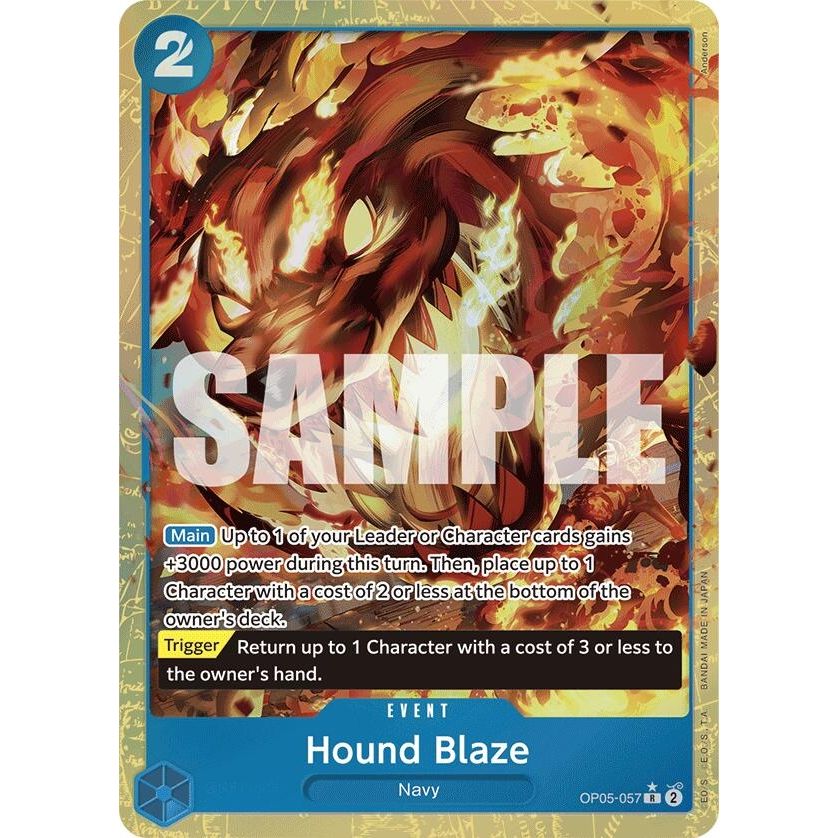Image for Hound Blaze (Alternate Art) (OP05-057) (PRB-01) - One Piece Card Game