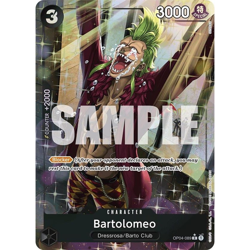 Image for Bartolomeo (OP04-089) (Alternate Art) (OP04-089) (PRB-01) - One Piece Card Game