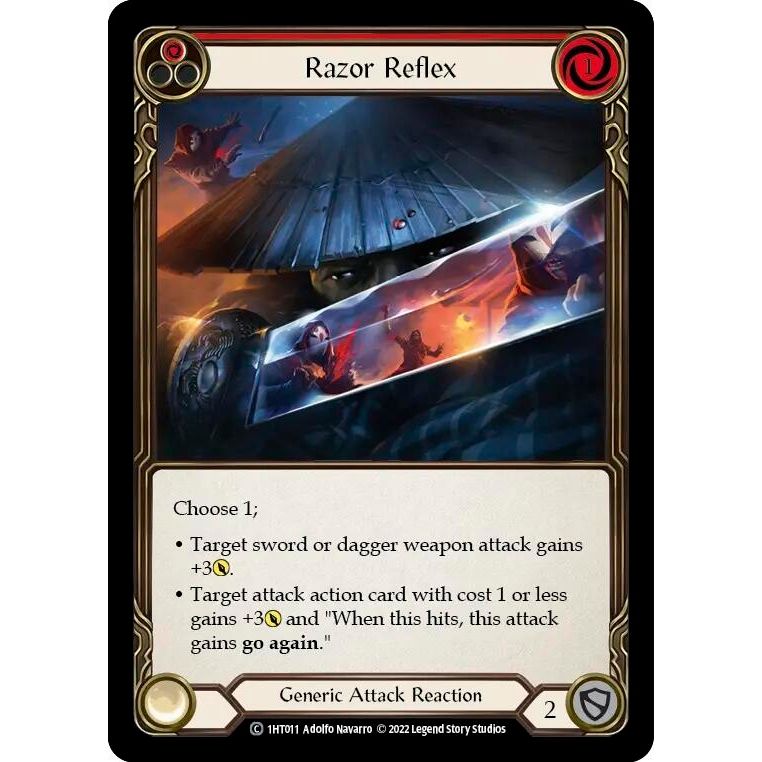 Image for Razor Reflex (Red) (1HT011) - Flesh and Blood TCG
