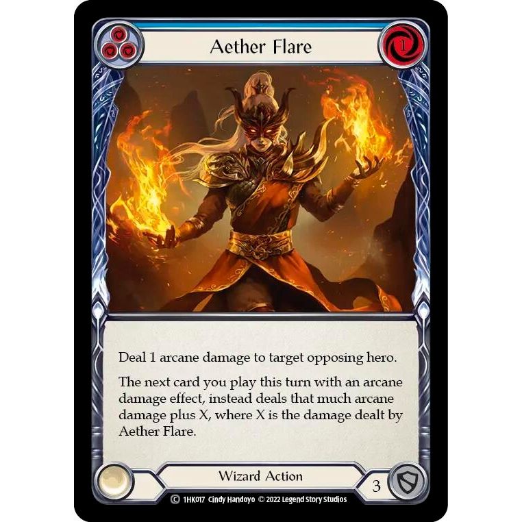 Image for Aether Flare (Blue) (1HK017) - Flesh and Blood TCG