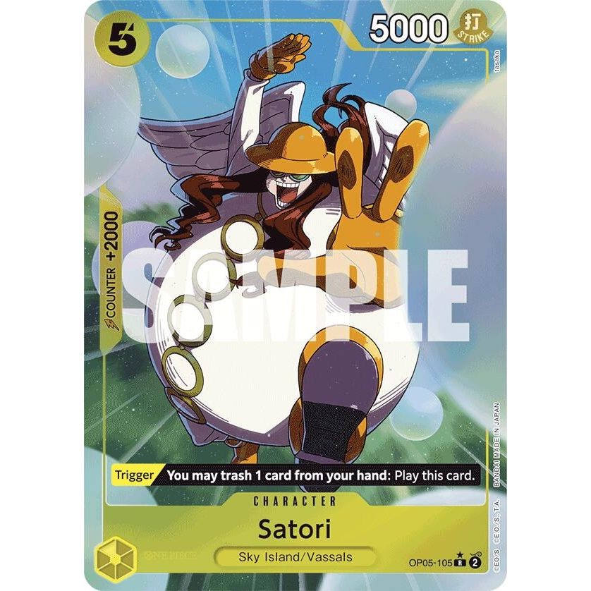 Image for Satori (Alternate Art) (OP05-105) (PRB-01) - One Piece Card Game