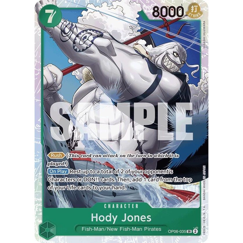 Image for Hody Jones (Alternate Art) (6035) (PRB-01) - One Piece Card Game