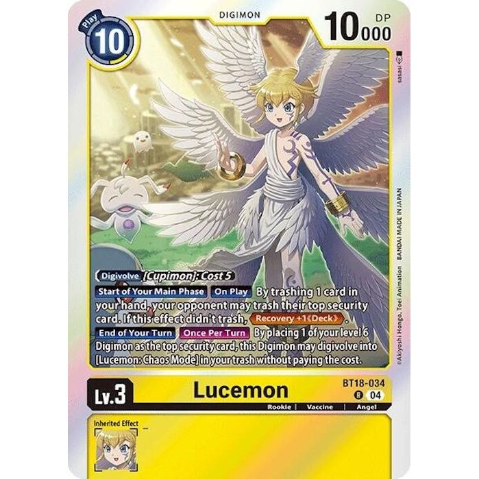 Image for Lucemon (BT18-034 R) (BT18-19) - Digimon Card Game