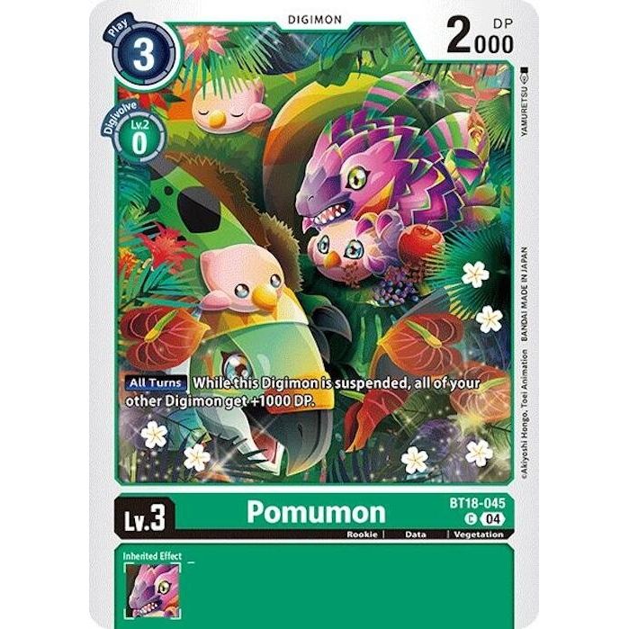 Image for Pomumon (BT18-045 C) (BT18-19) - Digimon Card Game