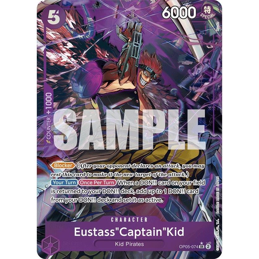 Image for Eustass"Captain"Kid (OP05-074) (Alternate Art) (OP05-074) (PRB-01) - One Piece Card Game