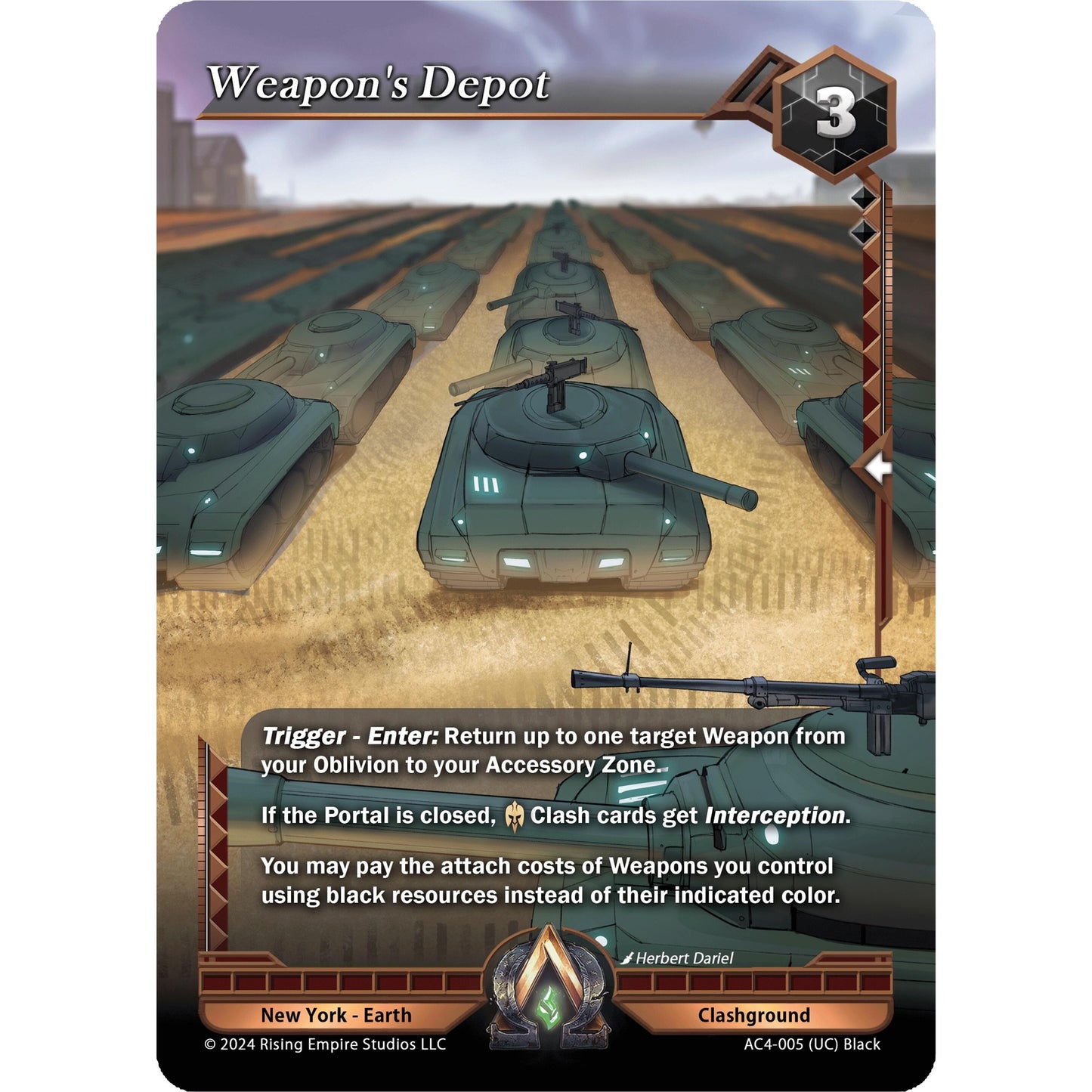 Image for Weapon's Depot (AC4-005) (AC4) - Alpha Clash