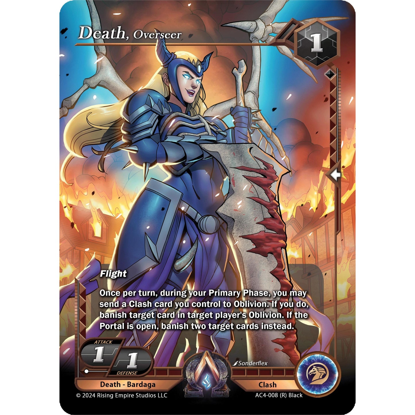 Image for Death, Overseer (AC4-008) (AC4) - Alpha Clash